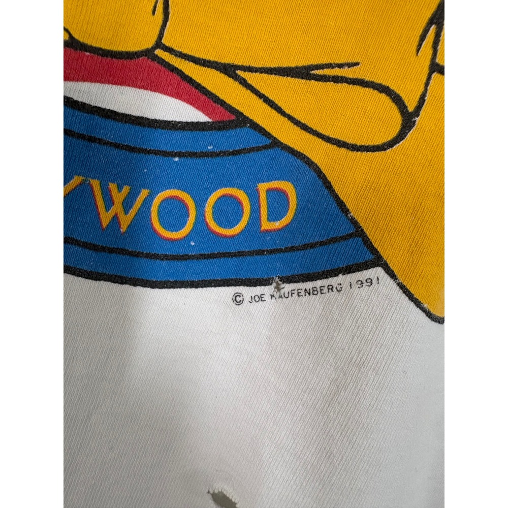 Vintage 1991 Desert Storm Single Stitch Tee Thrashed Eagle USA T-shirt - Picture 9 of 10